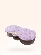 Pink Ostrich Clip-On Sunglasses Case