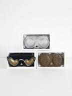 Set of 3: Snake Silver, Brown Ostrich, and Heart Charm Trio