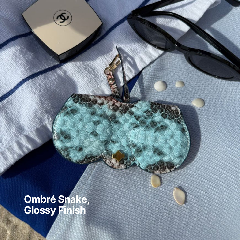 Blue Snake Sunglasses Case & Bag Charm