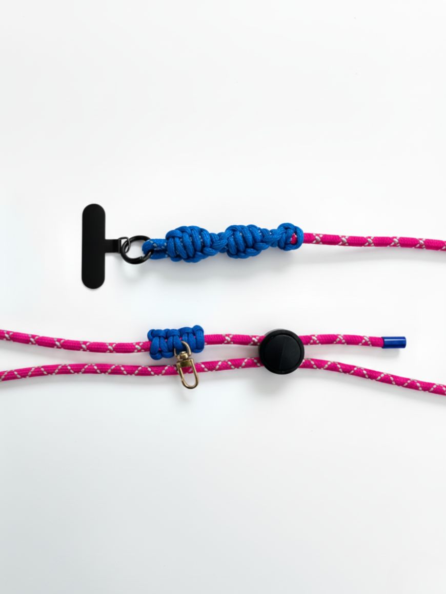 Paracord Crossbody Strap | Lobster Clasp | Hands-Free Carry