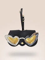 Set of 3: Snake Silver, Brown Ostrich, and Heart Charm Trio