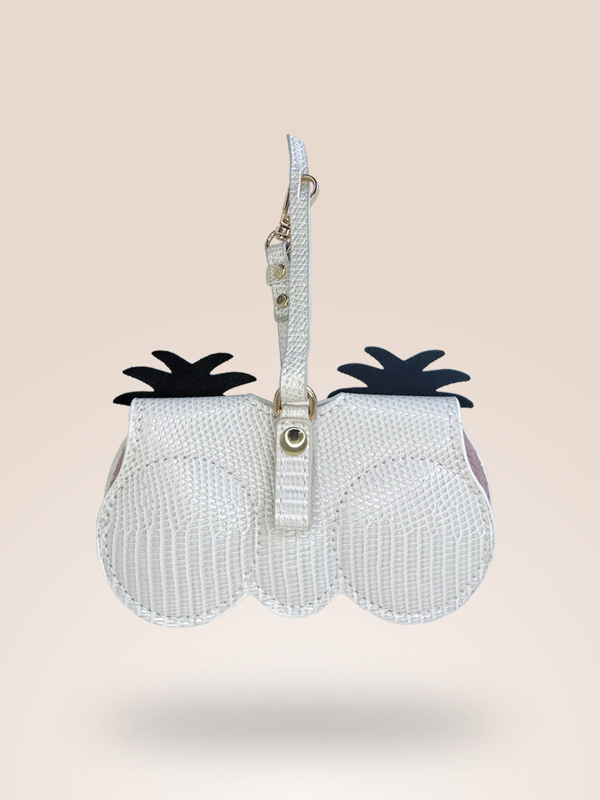 🍍 여름 파인애플 안경 토트백 - 매력 &amp; 선글라스 홀더 🍍