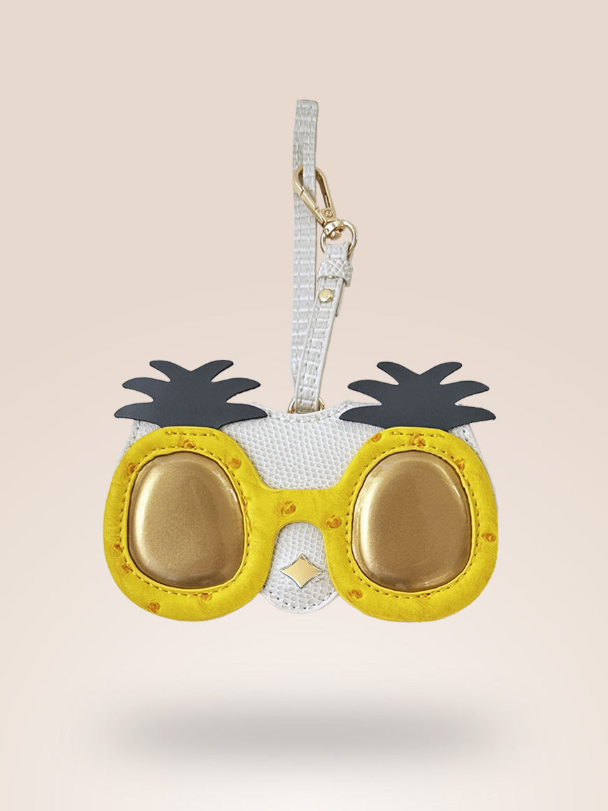 🍍 여름 파인애플 안경 토트백 - 매력 &amp; 선글라스 홀더 🍍