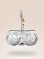 Silver Clip-On Sunglasses Case